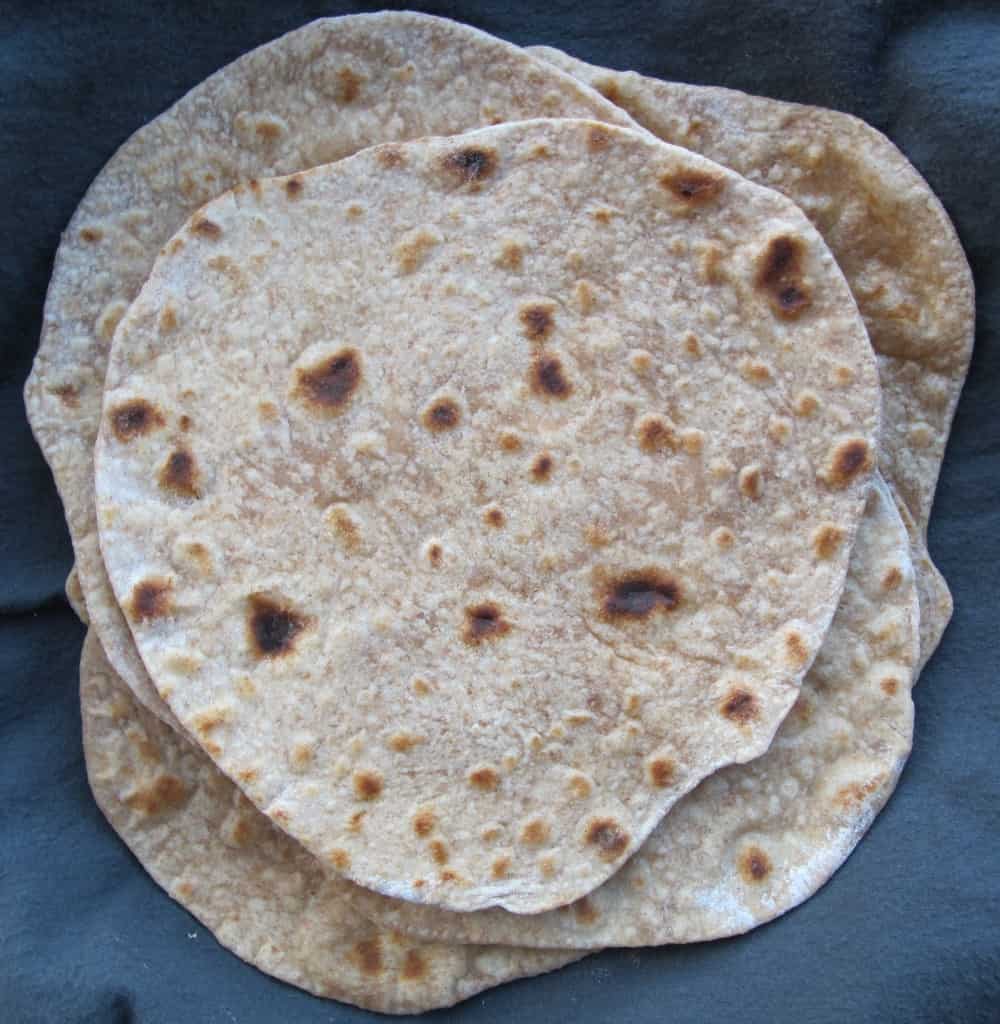 Spelt chapatis