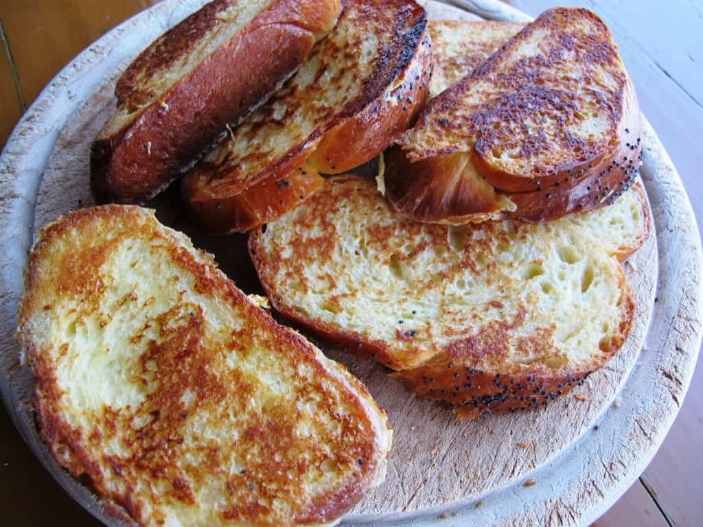 French Toast made from Challah