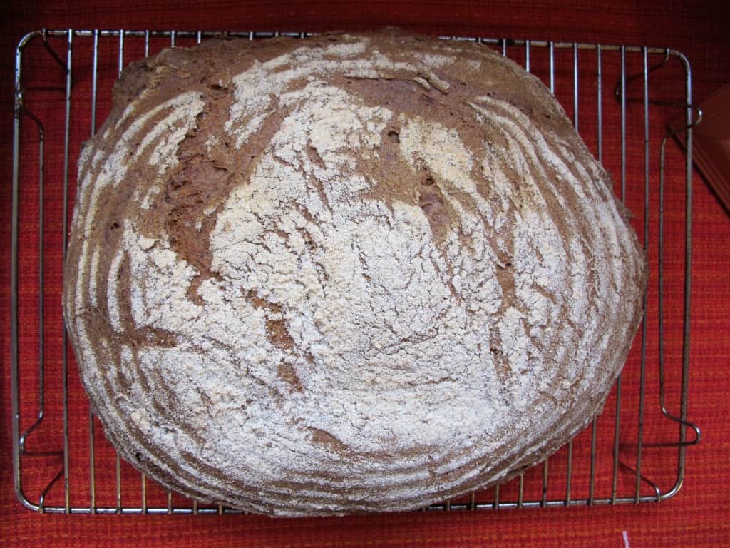 Potato bread just out of the oven