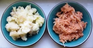Mashed and Grated Potatoes