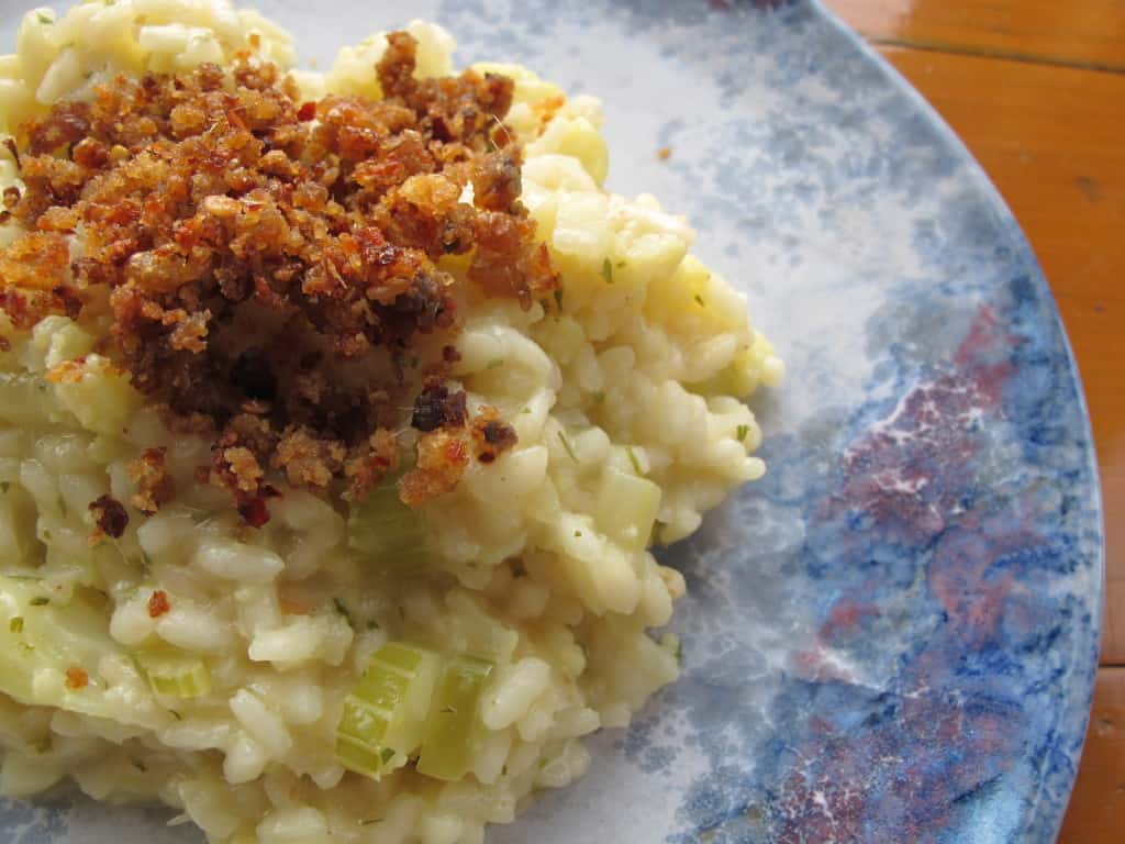 Cauliflower Risotto with Pangrattato