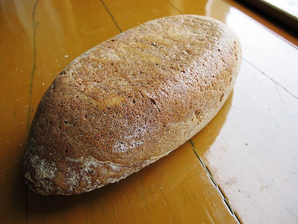 Lekue bread maker bottom of rye loaf