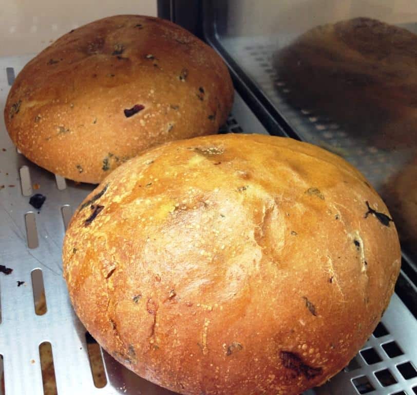 Cyprus olive and coriander bread