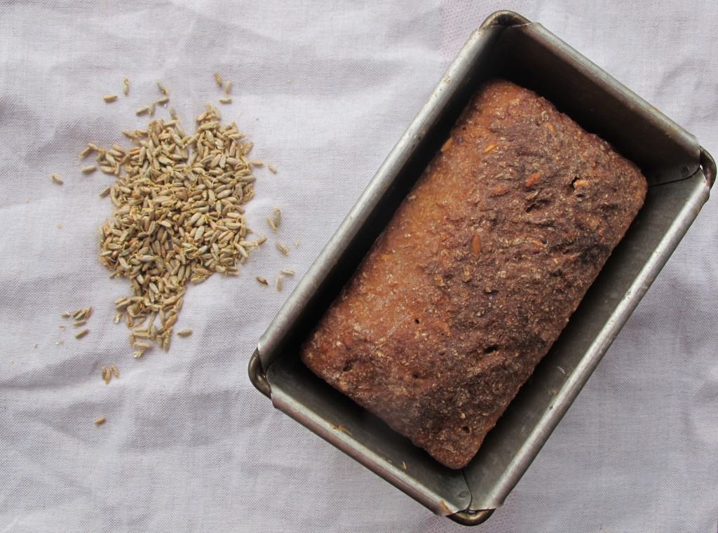 Danish malted rye bread