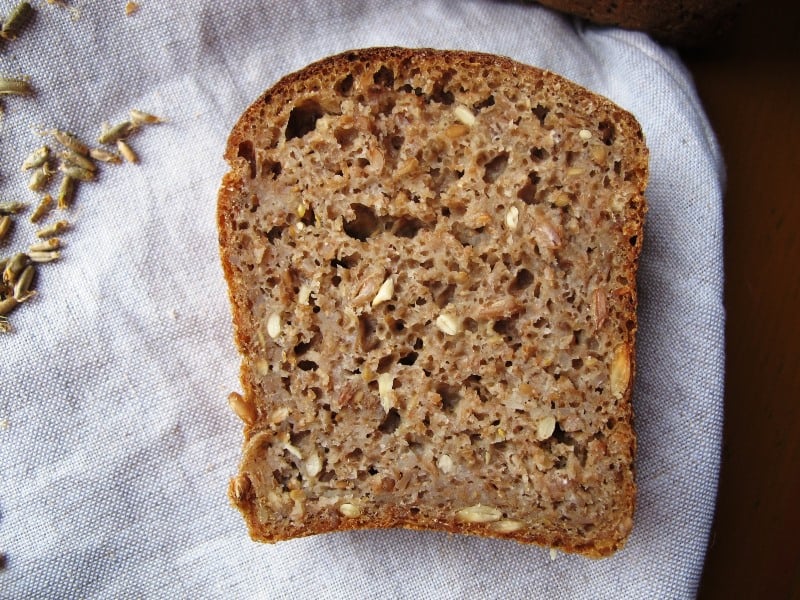 Malted rye bread