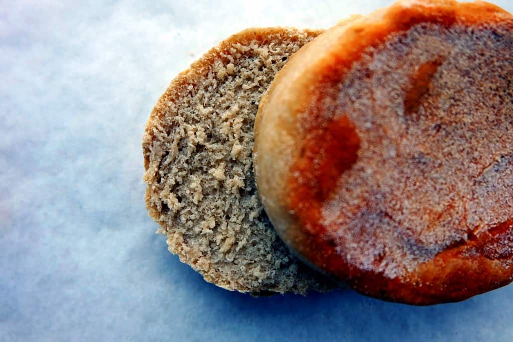 English Muffins with Buckwheat Flour