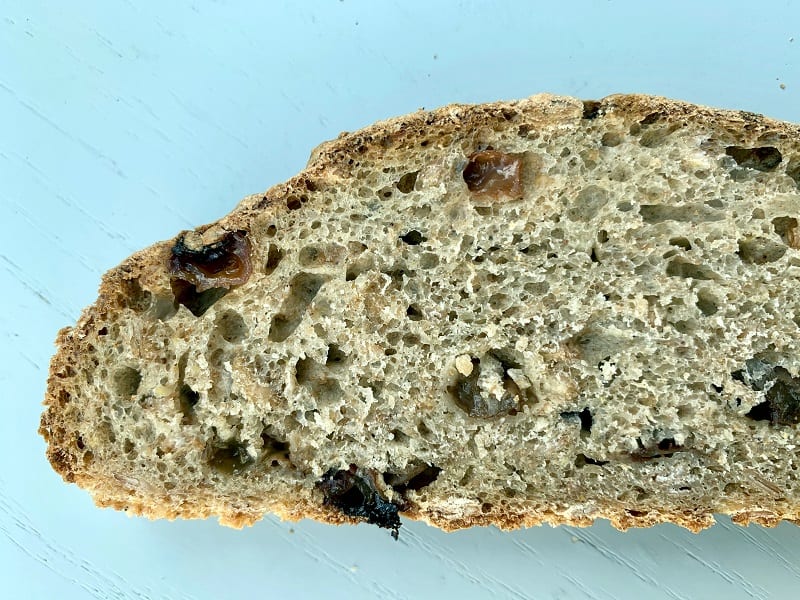 Raisin cinnamon loaf